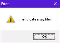 InvalidGA InvalidGAfile