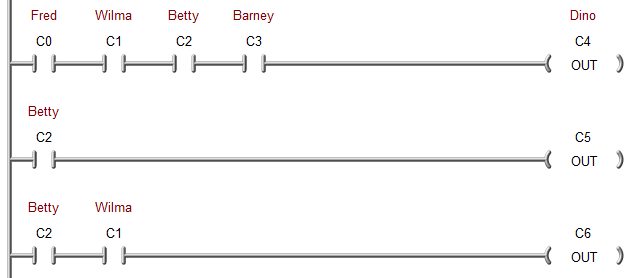 Example Ladder Example Ladder
