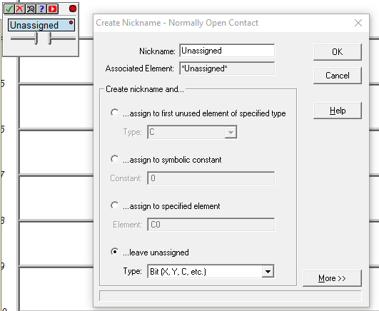 Create Unassigned Nickname Create Unassigned Nickname