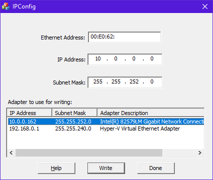 IPConfig IPConfig